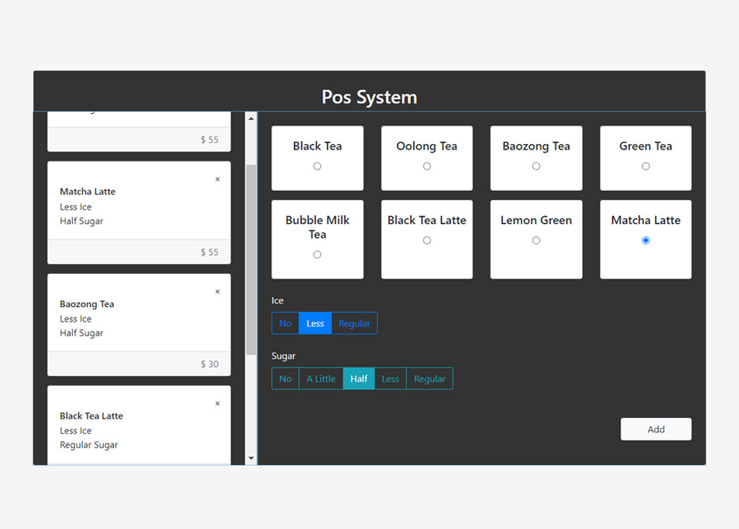 Beverage Checkout POS